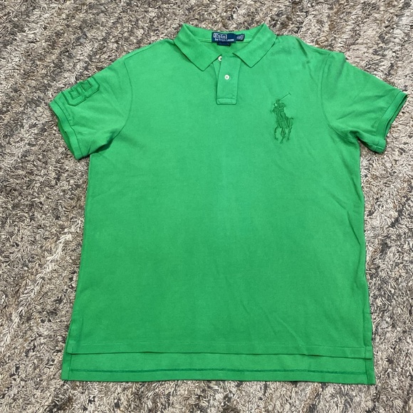 Polo by Ralph Lauren Green Classic Polo Shirt sz. XL - Picture 4 of 10
